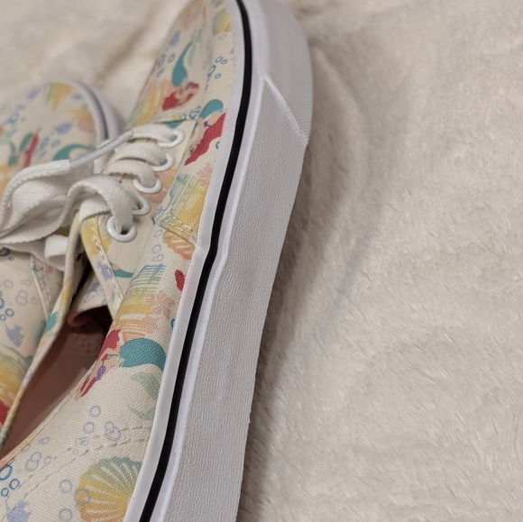 Vans x Disney Ariel Little Mermaid Sneakers Women’s 8 Rare Collab New! - Picture 7 of 10